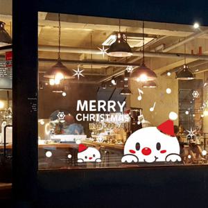 크리스마스 시트지 눈꽃 스티커 19CMJS5198