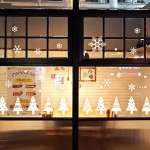 크리스마스 시트지 눈꽃 스티커 19CMJS5245