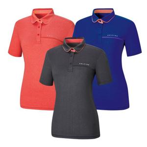 콜핑 여름 여성 등산 하이쿨 캐주얼 여자 반팔 카라 티셔츠