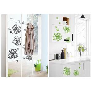 그래픽스티커 포인트스티커 시트지 라임꽃