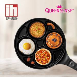 퀸센스 국산 모아 4구 원형에그팬 인덕션겸용 계란후라이팬 27cm