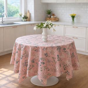 [샤이닝홈] 에블린 린넨 허브가든 방수 식탁보 4인L