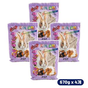 조이스틱 어린토끼용 사료(670g) 4개입