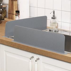 강력흡착 싱크대 실리콘 물막이 12cm 물튐방지 가림막