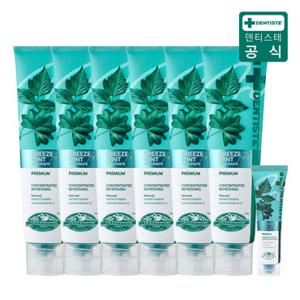 (최신상) 덴티스테 브리즈민트 프로 180g*6+20g*1 입냄새제거 불소치약