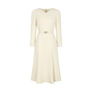 [제이제이 지고트]롤업 퍼프 슬리브 플레어 원피스(GP2A0OP221)