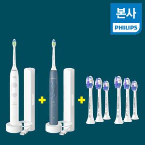 [본사] 필립스 소닉케어 퍼펙트클린 음파칫솔 더블세트  HX4043/48 + HX4043/41