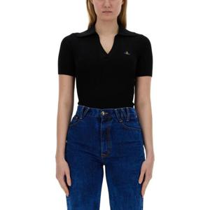 비비안웨스트우드 MARINA 마리나 오브 자수 폴로 스웨터 1803004