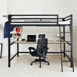 코모드i 올인원 스퀘어 책상형 벙커침대(SS)+메모리볼폼(SS)