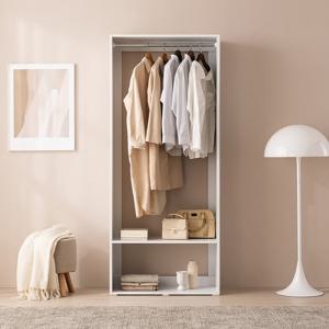 아씨방가구 코튼 모듈형 80cm 긴옷장