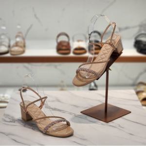 [소다] (ALD210YP32) 신상 여성 쎄미 캐쥬얼 장식 투웨이 샌들