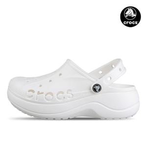 크록스 바야 플랫폼 클로그 여성 슬리퍼 샌들 208186-100