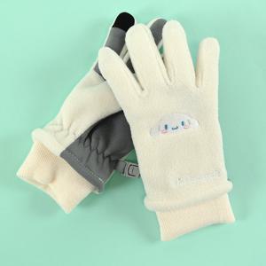 17000 시나모롤 페이스자수 부클 장갑