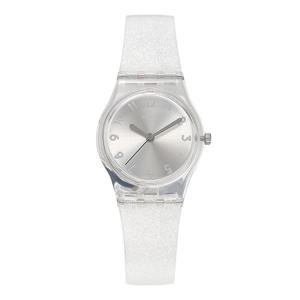 스와치 LK343E SILVER GLISTAR TOO 여성 우레탄시계