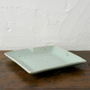 도자기그릇 이천도자기 청자 정사각부페 1호 접시 24cm