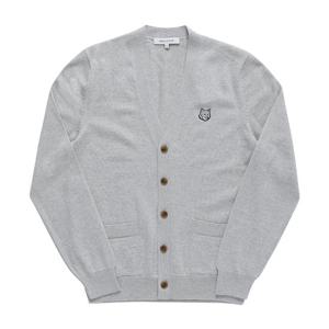 메종키츠네 MM00509KT1036 H120 헤드 폭스 패치 남성 가디건