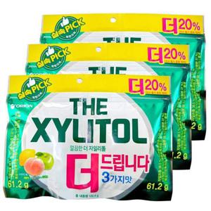 오리온제과 더 자일리톨 122.4g 3개