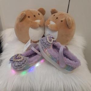 TALENTKIDS HC24 TS엔젤리LED털퍼플공주구두 TSX71HSH08