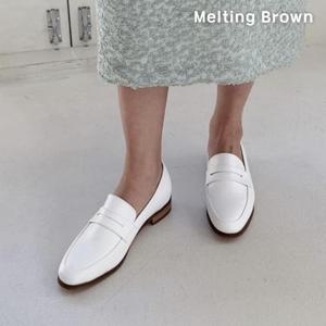 [멜팅브라운] 캐주얼 여성 페니로퍼 심플 단화 4color