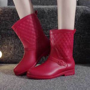여자 레인 부츠 방수 장화 슈즈 퀼팅 김장 주방