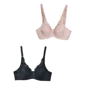 아름다운 가슴라인 풀컵 홑겹 D컵 브라