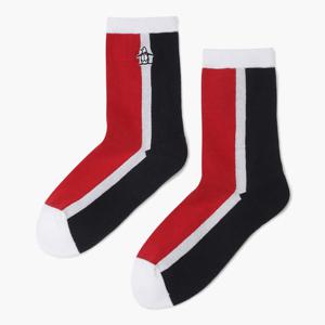 [먼싱웨어][37%OFF]여성 라인 블럭 쿼터 삭스 레드(MQ122LSO13)