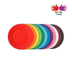 핸즈노리 칼라종이접시 10p 주황
