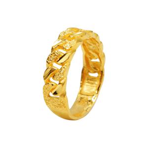 [아시아골드] 24K 순금 믹스컷팅체인 반지 3.75g