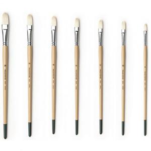 화홍 유화붓 아크릴붓 804F 7본 2-14호 유화붓 천연모붓 미술붓 미술용붓 붓 미술구성붓 아크릴구성붓 디자