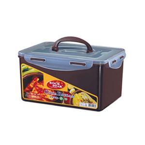 락스타 코코아 밀폐 5호중 5.5L 김치보관통 김장통 김치냉장고통 사각형밀폐용기 핸디형뚜껑 반찬통 큰밀폐