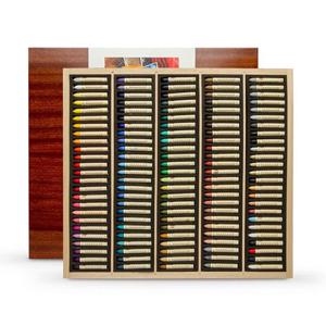 (시넬리에)오일파스텔세트 120색(우드케이스) N132518.120 파스텔케이스 파스텔톤 파스텔컬러 파스텔문교