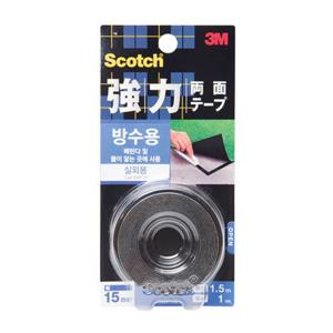 3M 양면테이프 KWP15 초강력 방수 15mmX1 5m 5개입 폼테이프 몰딩테이프 몰딩용테이프 소품부착 소품용테이