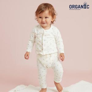 [쁘띠바또]쁘띠바또 오가닉 팜 트리 가디건 팬츠 바디수트 우주복 3pcs 세트 (NTS41NS13F_WT)