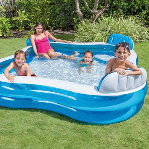 [정품 공식수입사]인텍스(INTEX) 사각패밀리라운지풀/56475