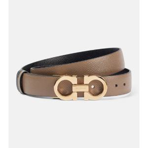 페라가모 Gancini 리버서블 레더 벨트 P01017098