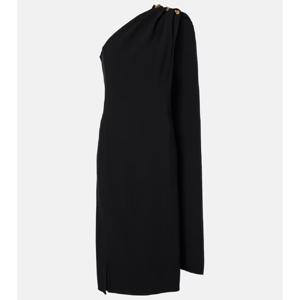 Bottega Veneta 원숄더 크레이프 미디 드레스 P00998607