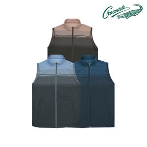 [크로커다일] 그라데이션 블럭킹 경량 베스트 CDAABMV9220