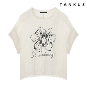 [탱커스]가오리핏프린팅 블라우스 (TX2BL023L0)