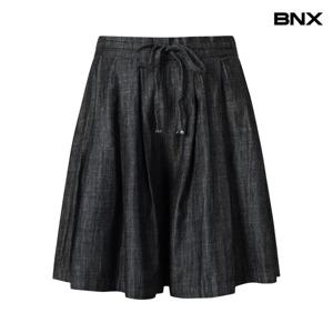 [BNX]허리밴딩 데님 하프팬츠 (BX2PT014L0)
