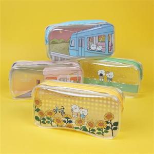 소소일상 투명 캐릭터 만화 파우치 필통 1박스 96개입 소소일상