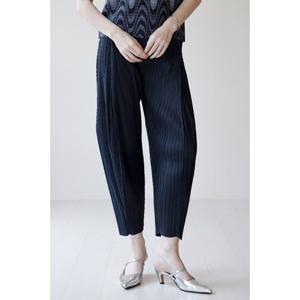 [요이츠]플리츠 테이퍼드 배기 팬츠_YJ04WNPSL03_DN1