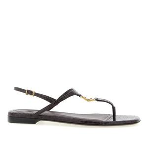 펜디 FFOLD 스퀘어 토 통 샌들 8Y8713AUEE F1SIZ