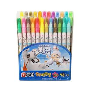 소모품 동아 빼꼼 향기 사인펜 24색