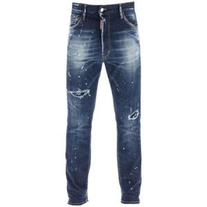 Dsquared2 디스트레스드 페인트 스플래터 스키니 진 S74LB1295S30342 470N TP946476550