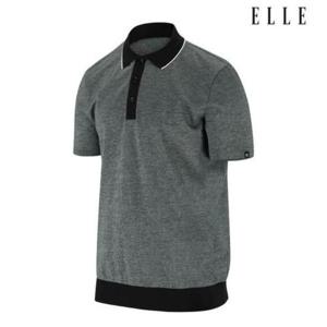 엘르골프 세이브존01 남성 투톤 블루종 폴로 티셔츠 6L35202 722