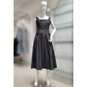 [씨]MARIOSI백밴딩 단추 포켓 포인트 원피스SKOAG05190