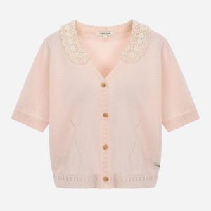[써스데이아일랜드][여성]레이스 카라넥 가디건(T256MCD134W)