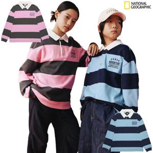 [내셔널지오그래픽키즈] 럭비 티셔츠 K253UTS050