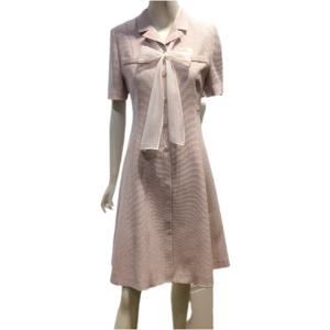 [숲]리본 장식 핏앤 플레어 원피스(SB5OPMB)