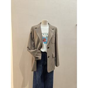 숲  (SB9JK3A) 싱글 투버튼 카라 자켓